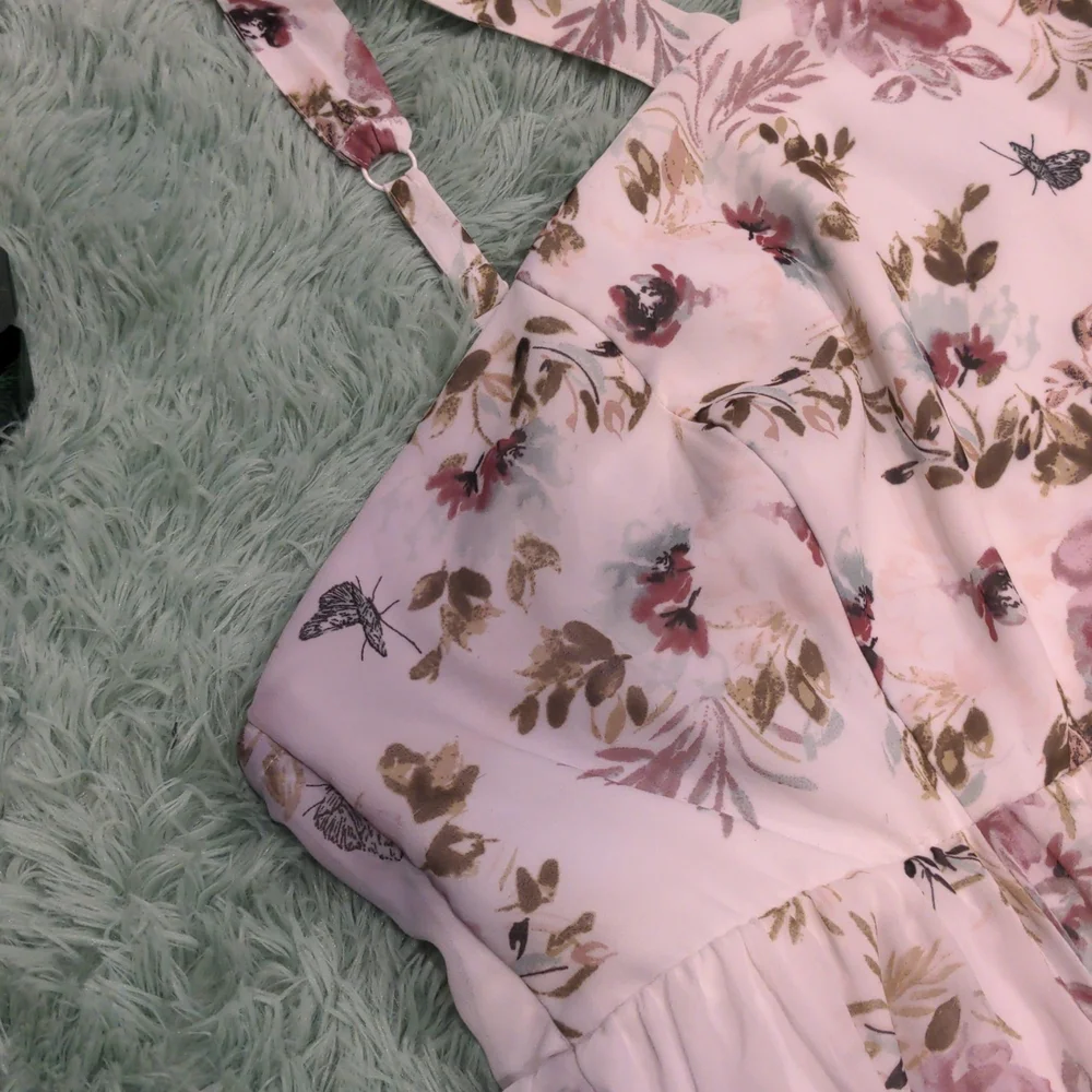 SOLD Torrid Plus Size Ethereal Maxi Princess Smocked Floral Dress Size 22 - Picture 4 of 17